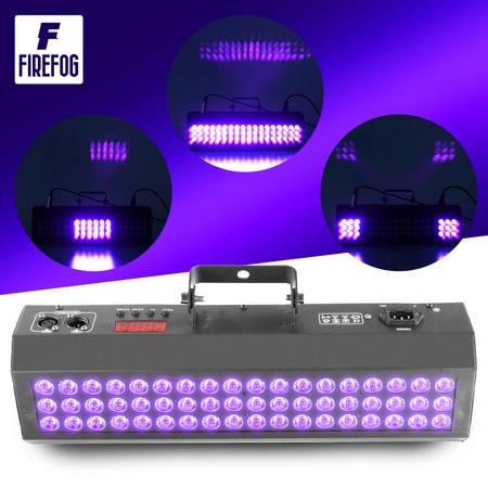 Belka reflektor UV LED BAR 54x 3W Firefog