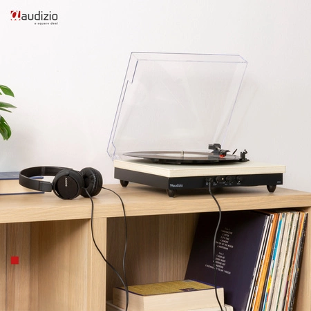 Gramofon RP113C Audizio wejście/wyjście BT kremowy