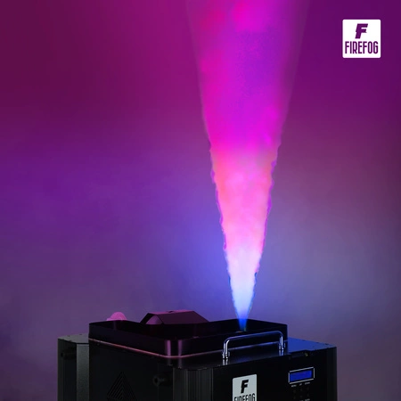 Zestaw: Wytwornica dymu pionowego i poziomego ARES 3000LED Firefog+ płyn 5l