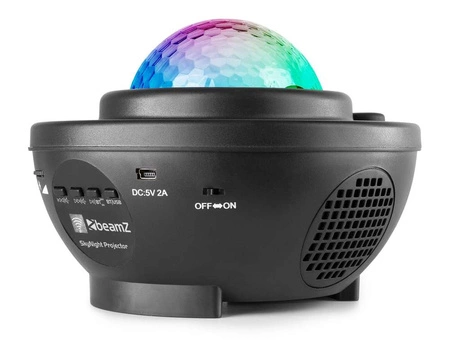 Półkula Projektor z głośnikiem SkyNight BT IRC R/G pilot Beamz