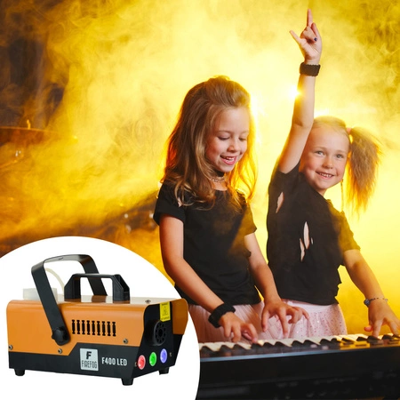 Wytwornica dymu z efektem LED 400W F400LED dwa piloty Firefog