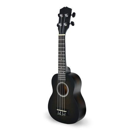 Zestaw: Ukulele sopranowe 21" HRF21 czarne+ akcesoria Golden Guitar
