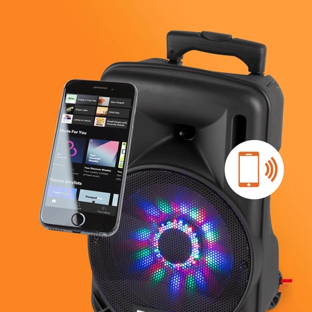 Kolumna mobilna z mikrofonem Fenton FT10LED 10 " 450W bluetooth