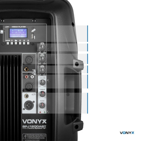 Kolumna aktywna 12'' 600W Vonyx SPJ-1200ABT