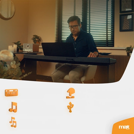 Pianino cyfrowe ważone pełnowymiarowe 88-klawiszowe RhapsodyDP88 Max