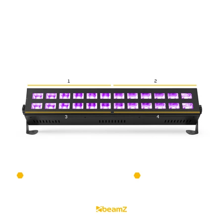 Belka listwa ultrafiolet BUV243 DMX 2x12 diody LED Beamz