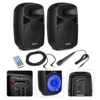 Zestaw Karaoke dla dorosłych z kompletną instalacją dźwiękową - Bluetooth - 400W