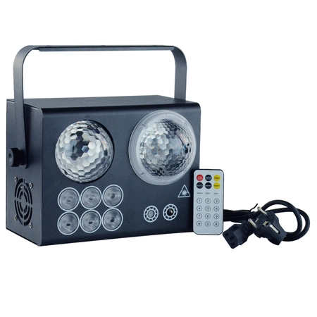 Efekt imprezowy multiefekt 4w 1 LED DMX pilot Firefog