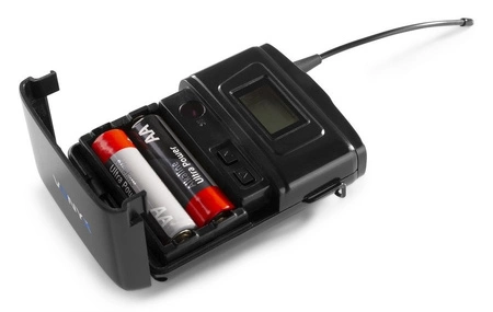 Zestaw mikrofonowy bezprzewodowy 2x bodypack UHF Vonyx WM62B