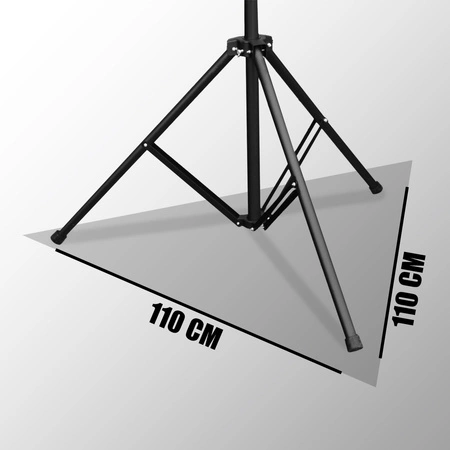 Statyw oświetleniowy z belką 1,6m-2,8m udźwig do 45kg LS1 HARDMAN