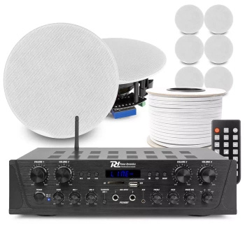 4 strefowy system multi room 8 x 5.25" FCS5 z wzmacniaczem bluetooth