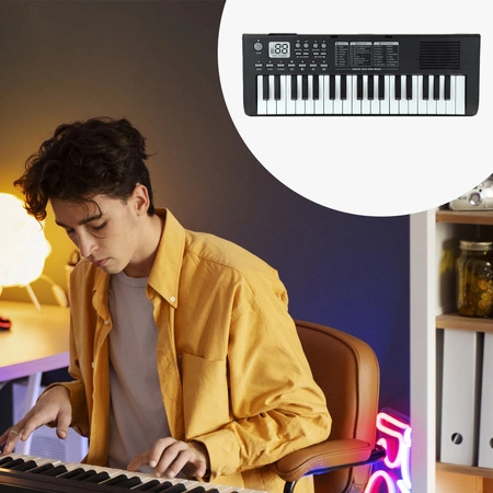 Keyboard edukacyjny dla dzieci 37 klawiszy mikrofon BD-376 BDMusic