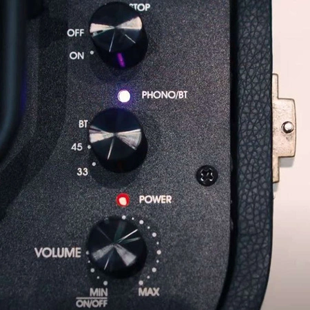 Gramofon w walizce RP315 Audizio HQ BT czarny