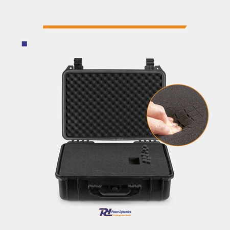 Uniwersalna walizka transportowa GIGCase8 - IP67 - czarna Power Dynamics