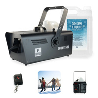 Zestaw: Wytwornica śniegu 1500W Snow1500 DMX pilot Firefog + płyn 5L