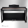 Pianino cyfrowe ze statywem 88 dynamicznych klawiszy NOCTURNO czarne Mielczewski
