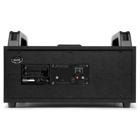 Zestaw: Boombox z akumulatorem 100W MDJ95 Fenton+ mikrofon dynamiczny