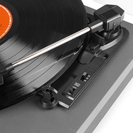 Gramofon RP165G Fenton głośniki BT srebrny