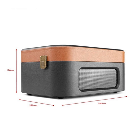 Gramofon w walizce RP315 Audizio HQ BT czarny