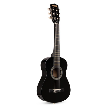 Gitara klasyczna 1/4 dla dziecka czarna SoloArt Max+ akcesoria