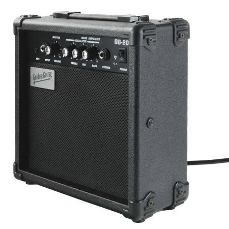 Gitara basowa - kompletny zestaw - Golden Guitar PBGB-40 kolor Natural