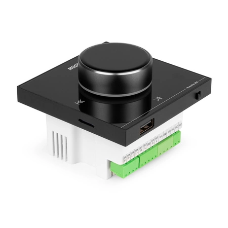 Wzmacniacz audio Powerline B50W do montażu w ścianie BT/LCD, biały