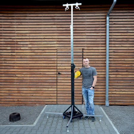 Wieża sceniczna statyw estradowy 1,7m- 4,3m udźwig 150kg Hardman