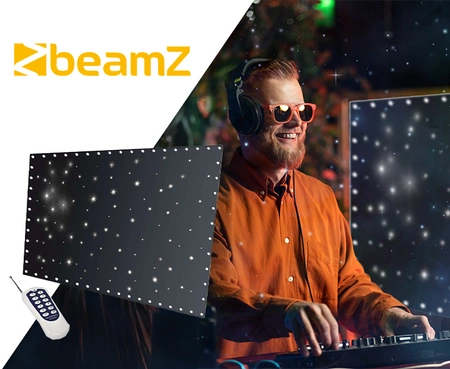 Kurtyna 3m x 2 m diody białe ze sterownikiem