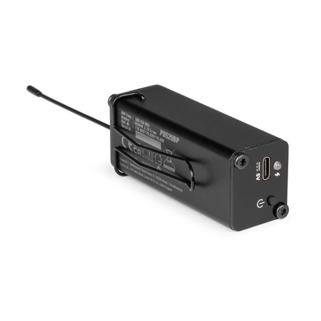 Zestaw bezprzewodowy mikrofonów UHF 2x bodypack nagłowny stacja Power Dynamics