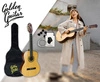 Zestaw: Gitara klasyczna naturalna 4/4 39" Golden Guitar+ pokrowiec tuner struny kostki  