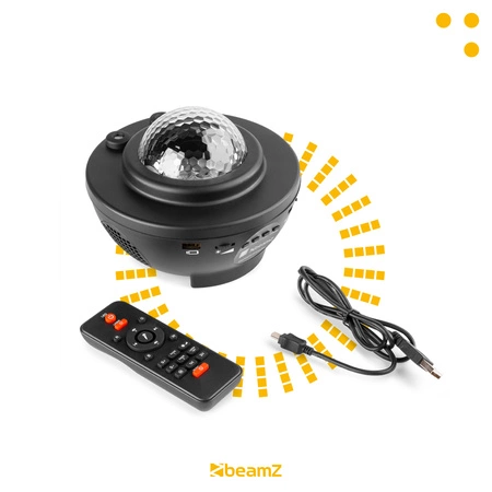 Zestaw imprezowy/ Kula plazmowa + Projektor z głośnikiem półkula SkyNight BT IRC R/G