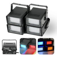 Zestaw 4 szt kolorowych stroboskopów LED BeamZ