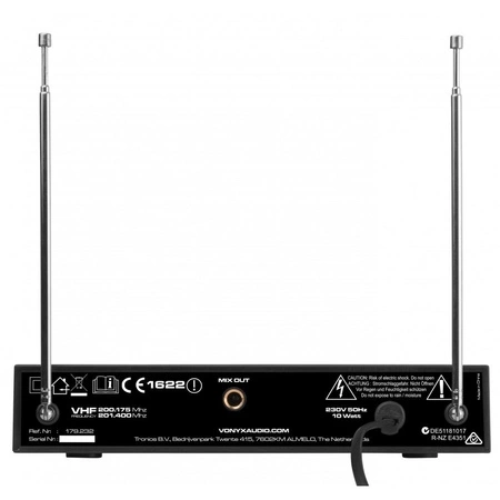 Zestaw mikrofonów doręcznych VHF Vonyx WM522