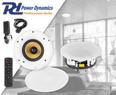 Zestaw głośników sufitowych WIFI/BT 100W 5.25" PD WCS50