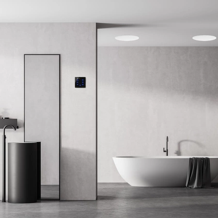 Wzmacniacz audio Powerline A50B do montażu ściennego BT czarny