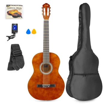 Zestaw: Gitara klasyczna 39'' SoloArt Max brązowa+ akcesoria