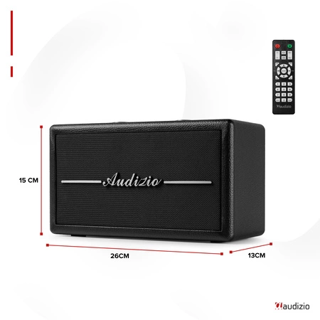 Radio retro DAB FM BT Tune60 Audizio czarne