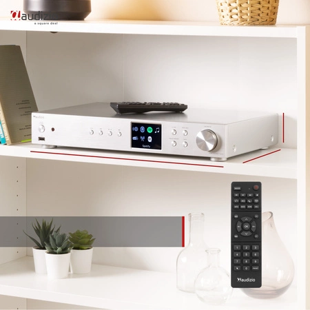 Radio internetowe Adria WiFi DAB+ BT srebrny