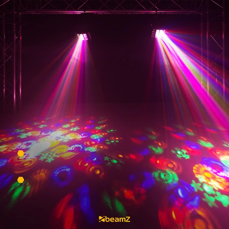 Efekt świetlny derby + stroboskop BeamZ Gobo Derby UV