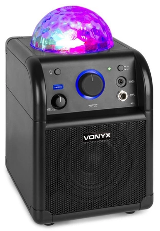 Głośnik bluetooth karaoke kula LED SBS50B BT czarny