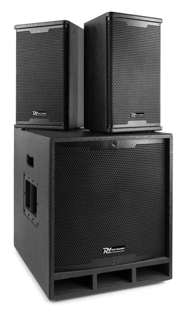 Zestaw nagłośnieniowy ComboSet 1200W subwoofer 12'' 2x kolumna 6,5'' Power Dynamics