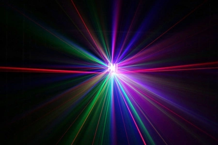 Efekt świetlny LED DERBY z laserem i stroboskopem BeamZ MAGIC2