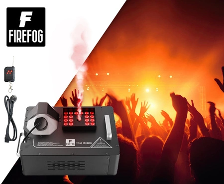 Wytwornica dymu pionowego LED 1500W Titan1500LED pilot DMX/ Firefog