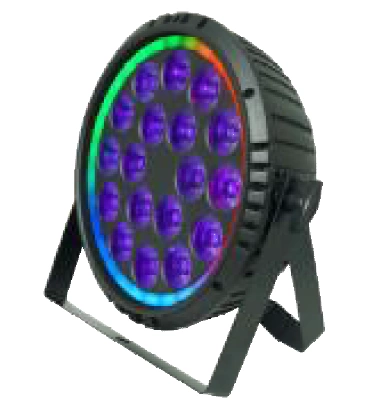 Reflektor Lumitec 72RL 18×10W RGBWA+UV + taśma LED Firefog
