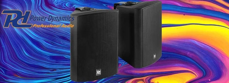 Zestaw aktywnych głośników z odtwarzaczem multimedialnym DS65MB PD 6,5” 125W czarny