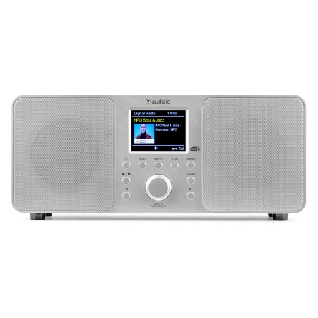 Radio cyfrowe Genua DAB+ FM stereo Audizio srebrny