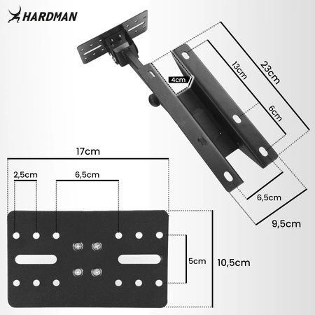 Statyw ścienny 2szt HMP-WS1 Hardman