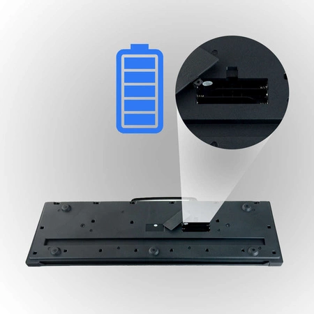 Zestaw: Keyboard 61 klawiszy bateryjno-sieciowy+ statyw