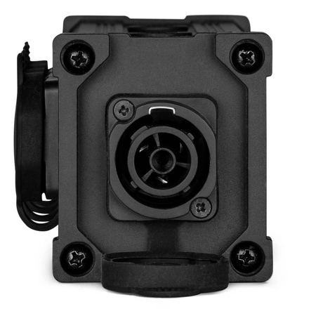 Rozdzielacz zasilania Power Dynamics PSB35 z 7 wodoodpornymi złączami Powercon – P-Con IN – 7x P-Con OUT