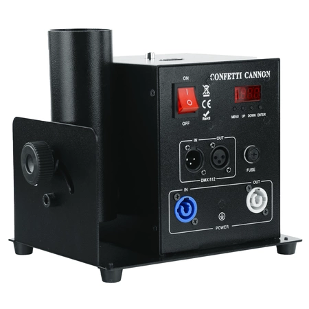 Pojedyncza elektryczna wyrzutnia konfetti DMX pilot BLAST100 Firefog